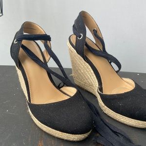 Express espadrille wedge sandals. Summer sandals